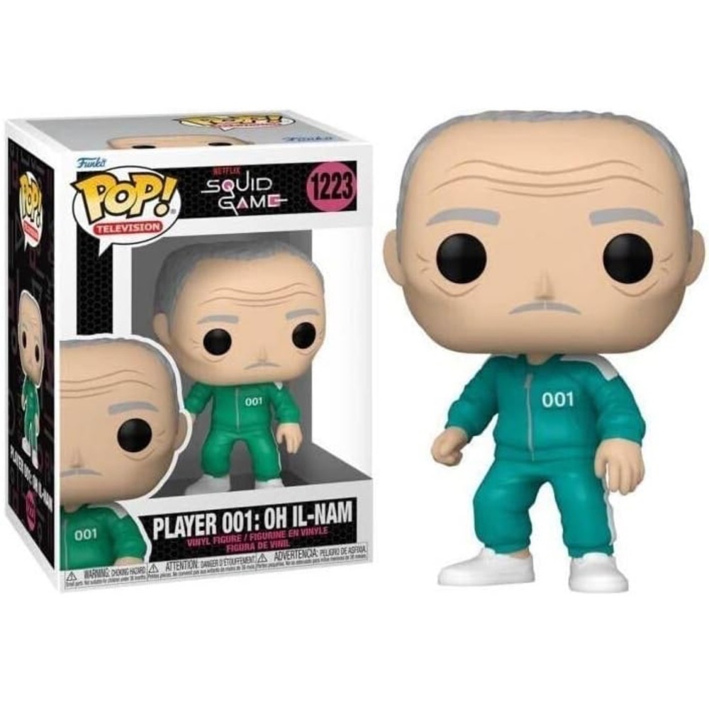 Funko POP ! TV: Squid Game-Player 001- Il-nam BNIB